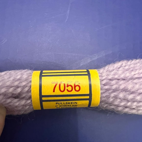 DMC Floralia Laine Divisible 100% Wool 7056 Purple Lavender 5.4 yards USA made - Picture 2 of 6